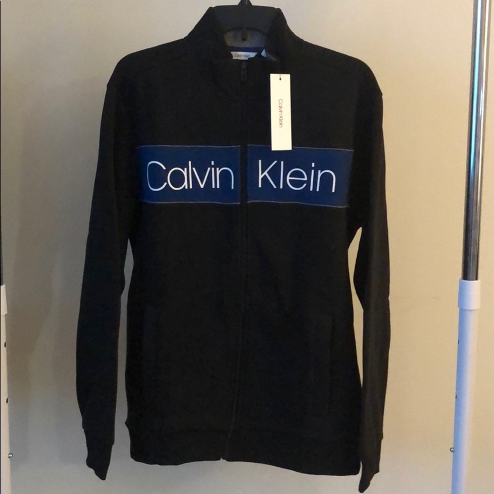 😊NEW‼️CALVIN KLEIN LOGO ZIP MEN’s JACKET😊